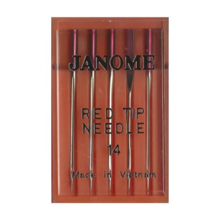 Janome Red Tip Sewing Machine Needles - 14/90