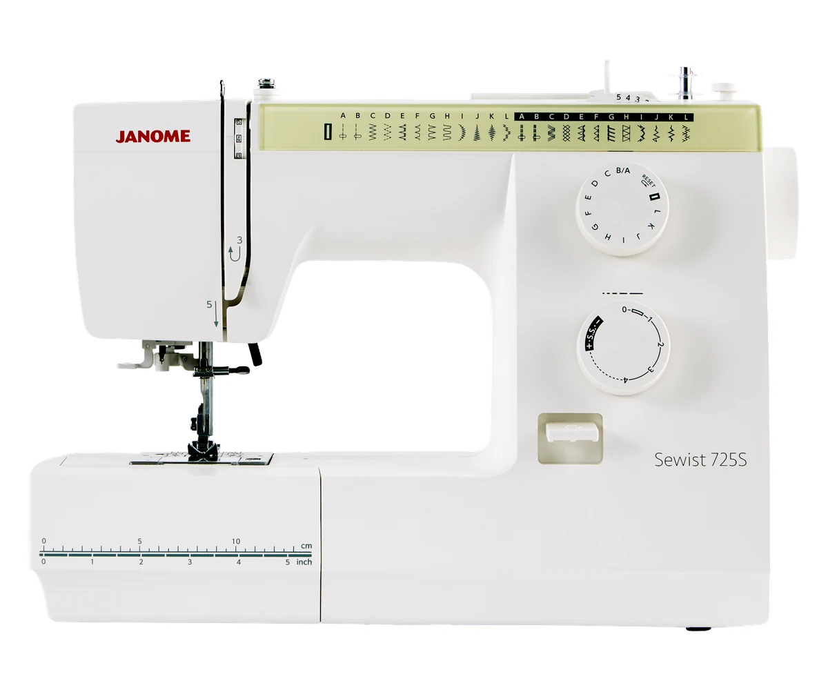 Janome Sewist 725S sewing machine front view